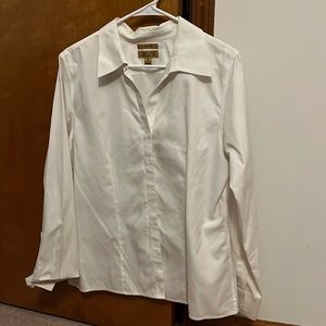 White button down